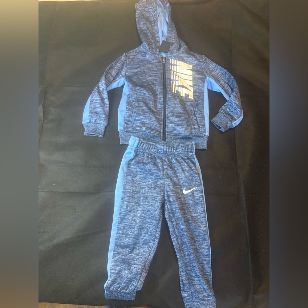 Nike Dri-FIT Blue 2T matching pant and jacket set
